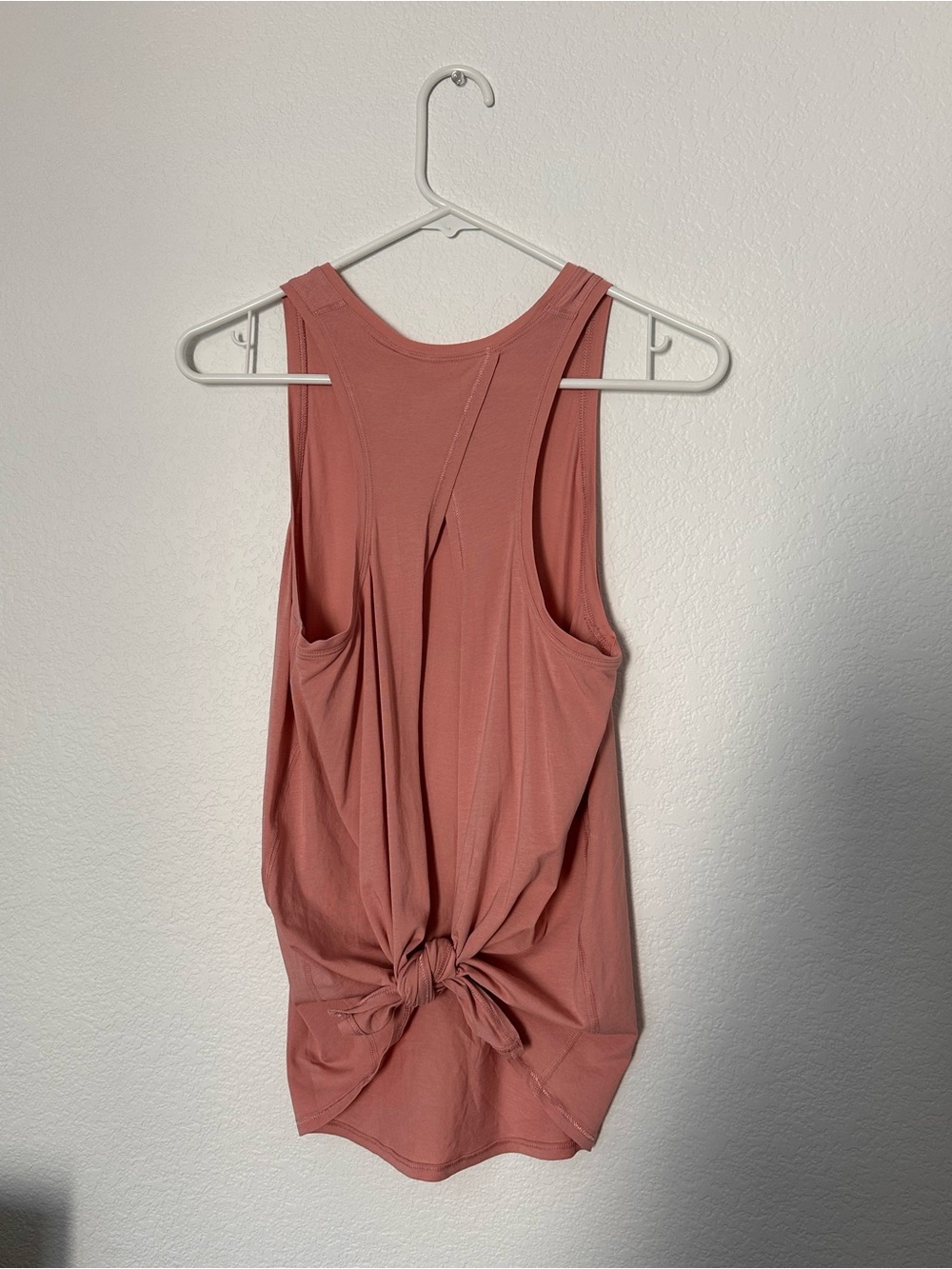 Lululemon Open Tie Back Tank Top Dusty Rose